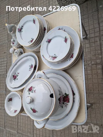Стар руски сервиз за хранене, снимка 5 - Сервизи - 55963308