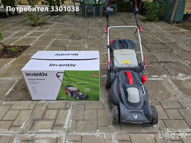 Продавам електрическа косачка Инвентив Inventiv INV E1637 P, снимка 1