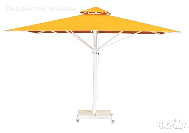 Професионални алуминиеви чадъри с избор на цвят на плата и конструкцията до размер диам. 700см., снимка 2 - Градински мебели, декорация  - 51511661