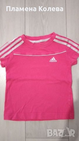 Блуза с къс ръкав Адидас 98/104см, снимка 1
