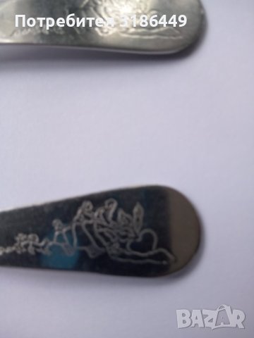 Лъжичка "Дядо вади ряпа", снимка 3 - Антикварни и старинни предмети - 41870330