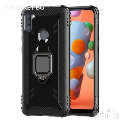 Samsung Galaxy M11 Удароустойчив Ring Holder Калъф и Протектор, снимка 4 - Калъфи, кейсове - 48516178