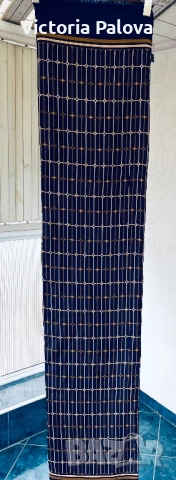 TRUSSARDI - ексклузивен двулицев шал коприна и вълна Италия, снимка 4 - Шалове - 53215322