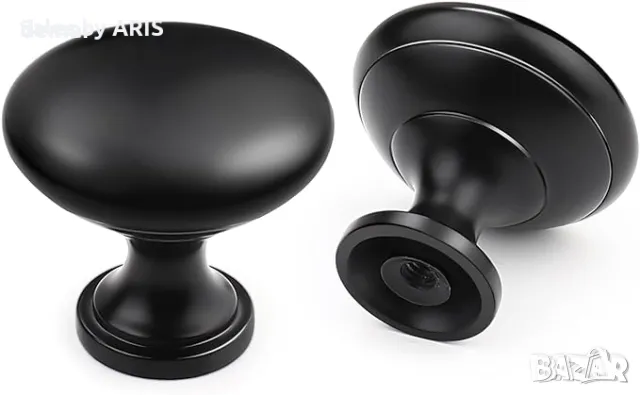 5 пакета Дръжки за кухненски шкафове Матово черно