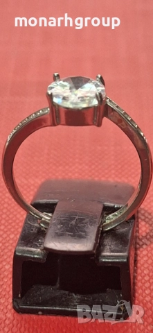 Сребърен пръстен, снимка 5 - Пръстени - 52656593