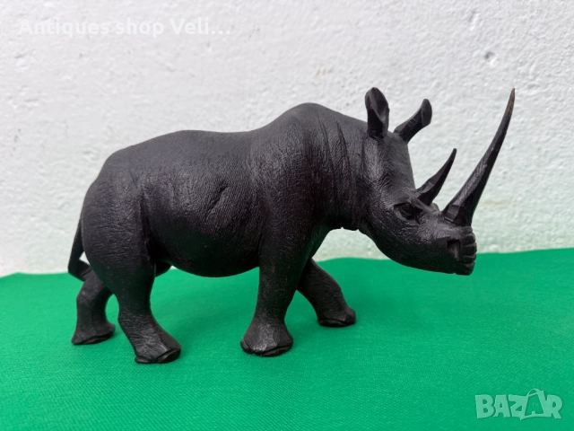 Африканска дървена фигура на носорог №7684 