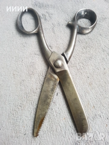 Ножица шивашка стара, снимка 2 - Антикварни и старинни предмети - 53425826