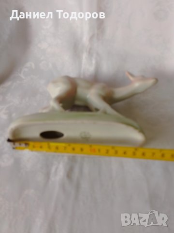 Стара Българска  Порцеланова Фигура - Сърна - с Маркировка, снимка 10 - Статуетки - 42224185