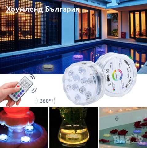 Многоцветни водоустойчиви лампи за аквариум, снимка 4 - Други - 40650831