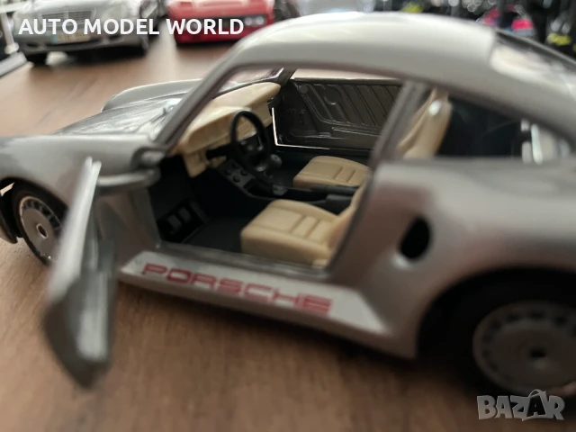 Метална колекционерска количкa BBURAGO PORSCHE 959 мащаб 1:24, снимка 7 - Колекции - 50833967