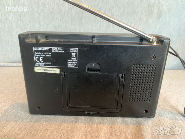 радио SilverCrest SWEP 500 A1 , снимка 3 - Радиокасетофони, транзистори - 44356383