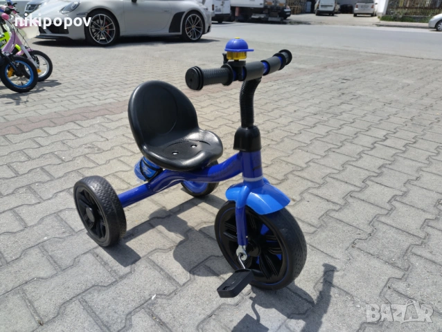 BYOX Триколка Cavalier Lux син, снимка 9 - Детски велосипеди, триколки и коли - 53564248