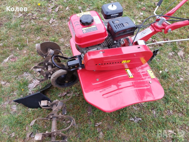 Мотофреза +двигател 7,5 к.с., снимка 6 - Градинска техника - 53454026
