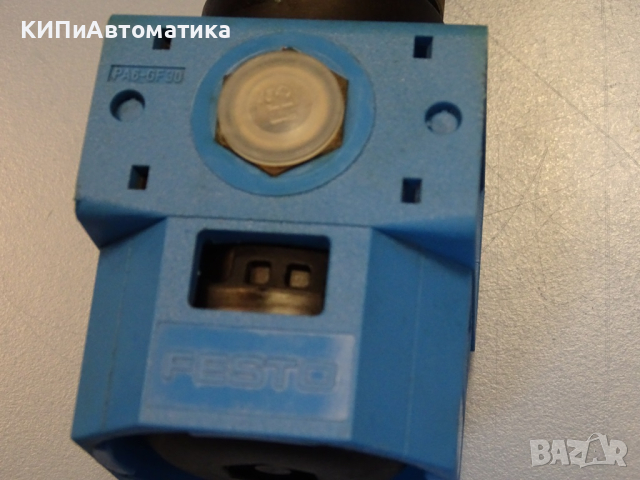 Регулатор за налягане Festo LR-1/4-S-8 pressure regulator, снимка 7 - Резервни части за машини - 44602414