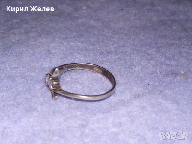 ПРЕКРАСЕН СКЪПОЦЕНЕН СРЕБЪРЕН ПРЪСТЕН СРЕБРО 925 с БЛЕСТЯЩ ЮВЕЛИРНО ФАСЕТИРАН ЦИРКОН 28581, снимка 11 - Пръстени - 41337153