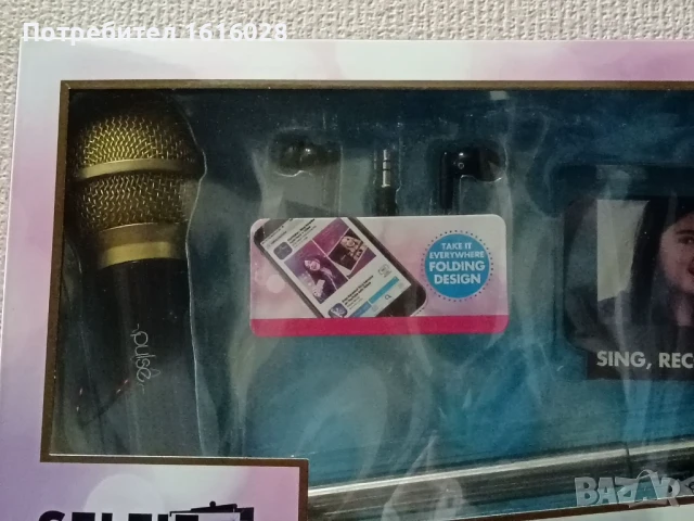 Селфи стик с микрофон и слушалки- вкл. приложение за заснемане на видеоклип, снимка 6 - Селфи стикове, аксесоари - 50655972