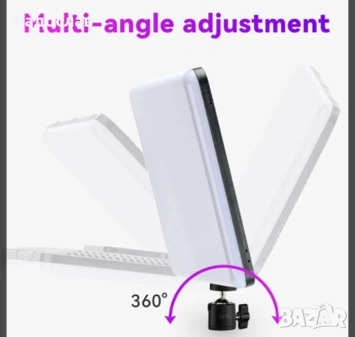 Професионална фотографска LED светлина с дистанционно., снимка 3 - Селфи стикове, аксесоари - 52345040