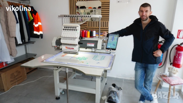 Бродировъчна машина 500 мм. х 800 мм. Едноглава Нов модел, снимка 2 - Други машини и части - 52190218