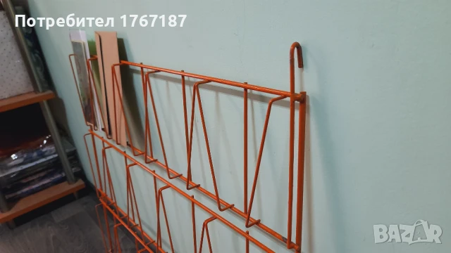 Метален стелаж за картички, пощенски пликове, реклами стенен, снимка 3 - Друго - 50523100