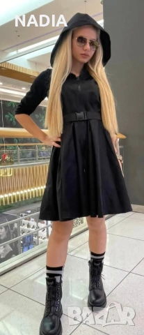 Черна рокля на Stela, снимка 2 - Рокли - 53521406