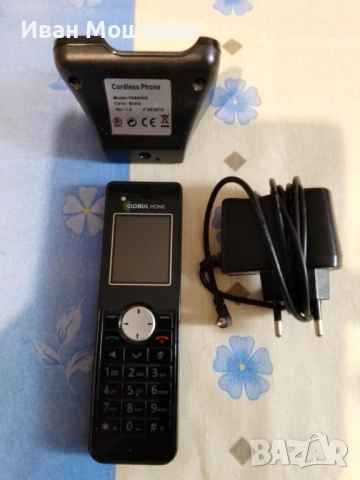 Стар стационарен телефон на Глобул, снимка 2 - Стационарни телефони и факсове - 51645555