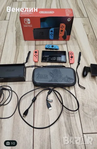 Nintendo Switch V2 БАРТЕР, снимка 4 - Nintendo конзоли - 56078835