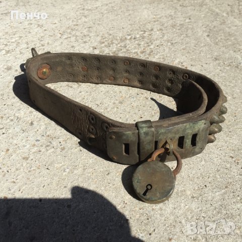 старинен нашийник с катинар - УНИКАТ, снимка 1