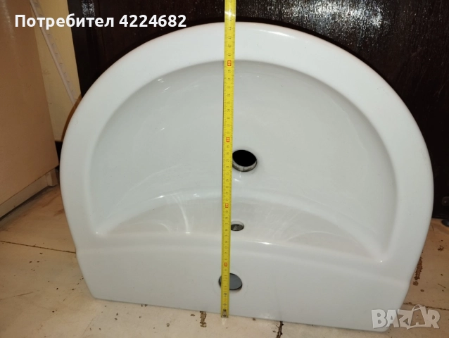 Мивка 55 cm с централен отвор за смесител