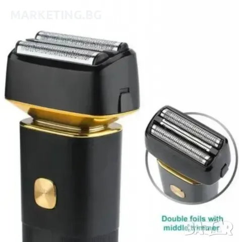 Безжична електрическа самобръсначка VGR V-355 с LED д-исплей, IPX6 водоустойчивост и бързо зареждане, снимка 4 - Електрически самобръсначки - 50396002