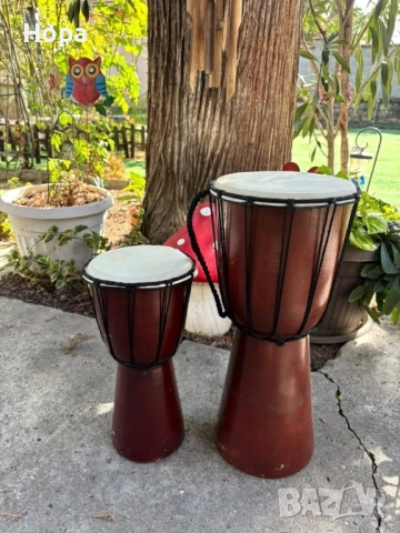 Тарамбука от дърво  40см.,30см и 20см., снимка 7 - Ударни инструменти - 31609598