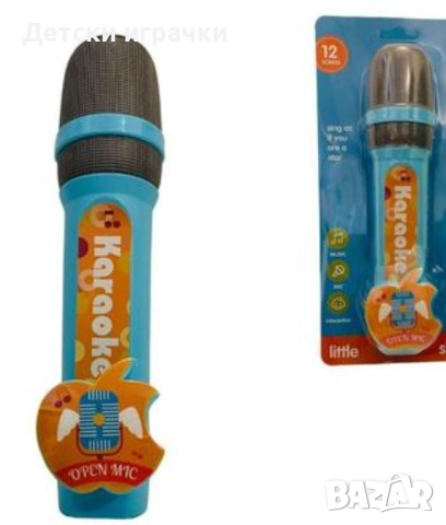 Детски караоке микрофон за момиче с 12 песни, снимка 2 - Музикални играчки - 52667340