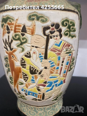 Стара китайска порцеланова ваза, снимка 2 - Антикварни и старинни предмети - 50457731
