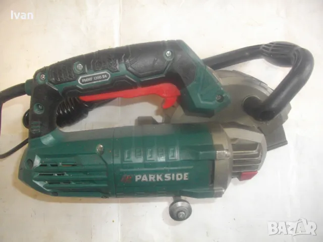 1350W Parkside PMNP1350E4 НЕМСКА КАНАЛОКОПКА 2004г. ЕЛЕКТРИЧЕСКА ФРЕЗА ЗА ПРОКОПАВАНЕ КАНАЛИ В СТЕНИ, снимка 13 - Други инструменти - 50196776