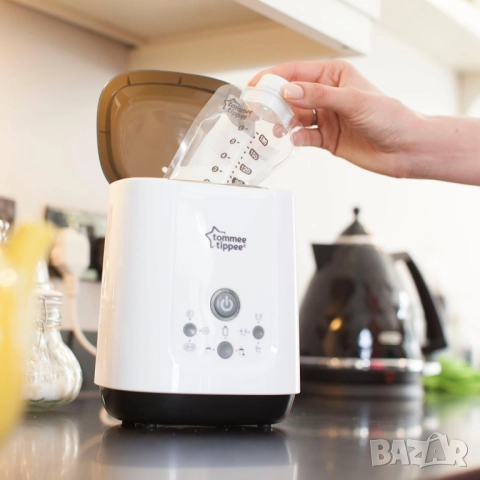 Tommee Tippee Express and Go Complete Starter Kit Система за Кърма без Преливане, Пликове Нагревател, снимка 2 - Аксесоари за кърмачки - 52859729