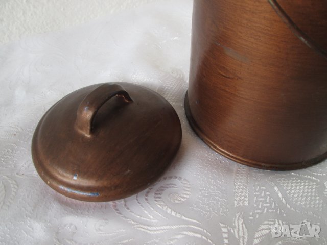 Стар метален съд, желязо, гюм с капак, снимка 9 - Антикварни и старинни предмети - 41964995