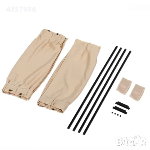  Перде странично 01 - 2бр к-т - БЕЖАВО, снимка 3 - Аксесоари и консумативи - 48948045