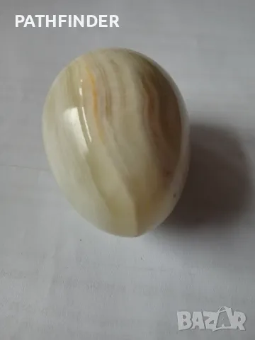 Яйце от естествен камък оникс, снимка 1