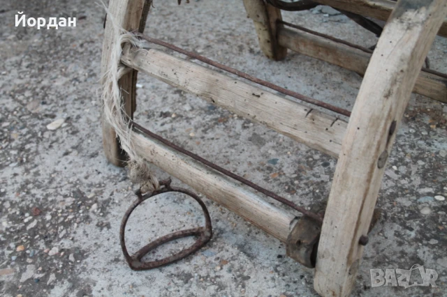 Здрав самар за магаре със стремена, снимка 2 - Антикварни и старинни предмети - 51408165