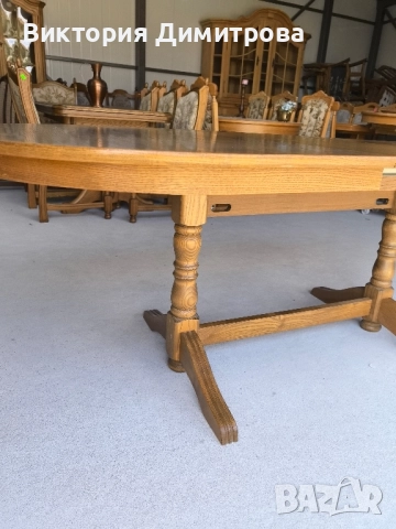 Разтегателна трапезна маса , снимка 3 - Маси - 51738306