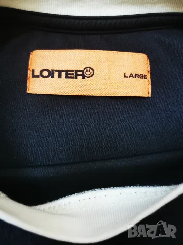 Unisex Тениска Loiter Tournament Jersey, Черна, Размер L, снимка 4 - Тениски - 56139747
