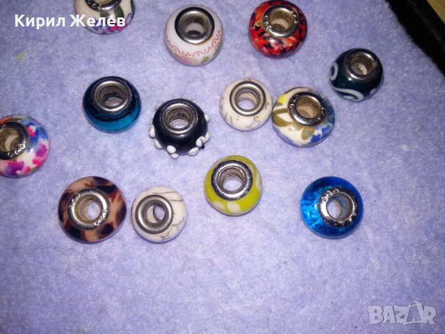 ЛОТ 13 ПРЕКРАСНИ ЗВЕНА за СРЕБЪРНА АРТ ГРИВНА от СРЕБРО 925 и ЦВЕТНО ВЕНЕЦИАНСКО СТЪКЛО МУРАНО 34457, снимка 11 - Гривни - 39547573