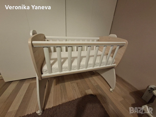 Продавам бебешка кошара с матрак, снимка 4 - Кошарки - 53065121