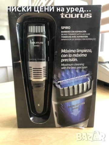  Aкумулаторен тример за брада Taurus  Spiro, снимка 7 - Тримери - 50738938