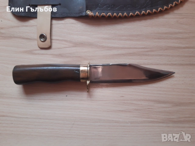 Нож с кания, ръчно кован, неупотребяван