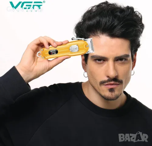 Професионална машинка за подстригване VGR V-092 – Метален корпус, висока мощност, премиум дизайн, снимка 5 - Машинки за подстригване - 50384768