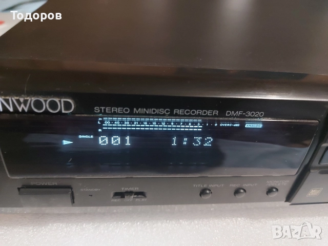 Kenwood DMF-3020 Stereo Minidisc Recorder, снимка 8 - Декове - 52731867