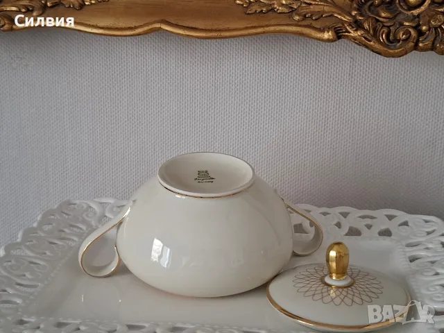 Порцеланова захарница , снимка 6 - Антикварни и старинни предмети - 56057236