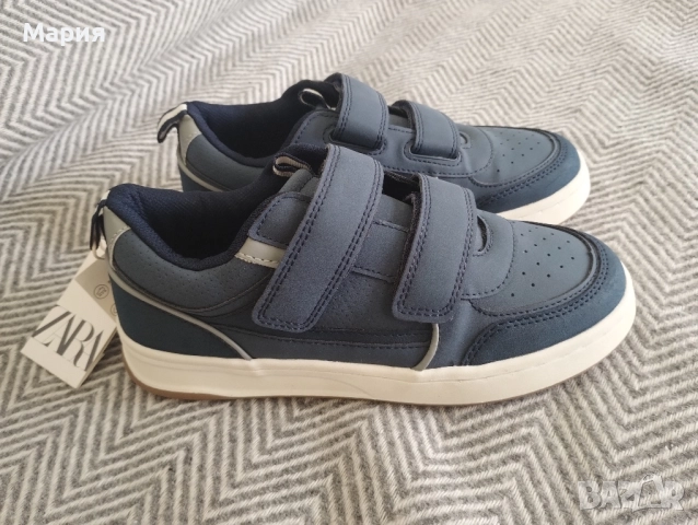 Zara кожени маратонки номер 34, снимка 6 - Детски маратонки - 52294507