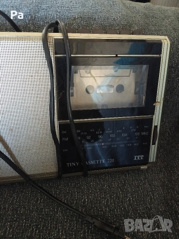 Касетофон Phillips 066 и Itt tiny 220, снимка 8 - Радиокасетофони, транзистори - 53860491