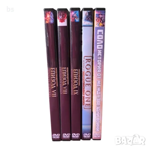 Star Wars 7,8,9, Соло, Rogue One DVD +R DL с бг аудио, снимка 3 - DVD филми - 55334710